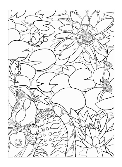 catmaSutra Colouring Book-Lotus Lullaby