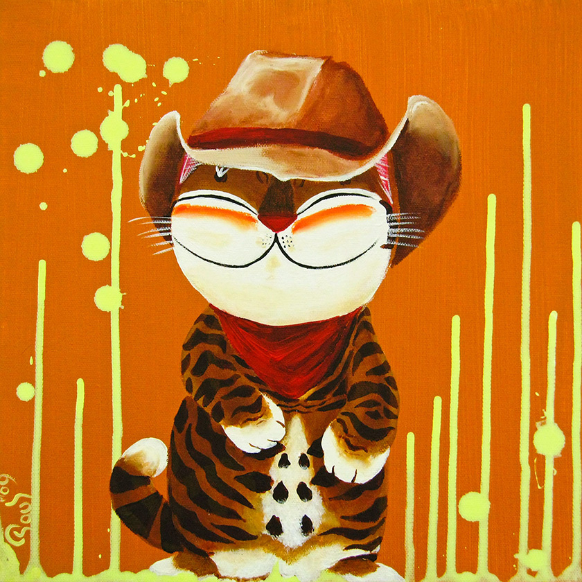 Singapore cat art, The Gunslinger