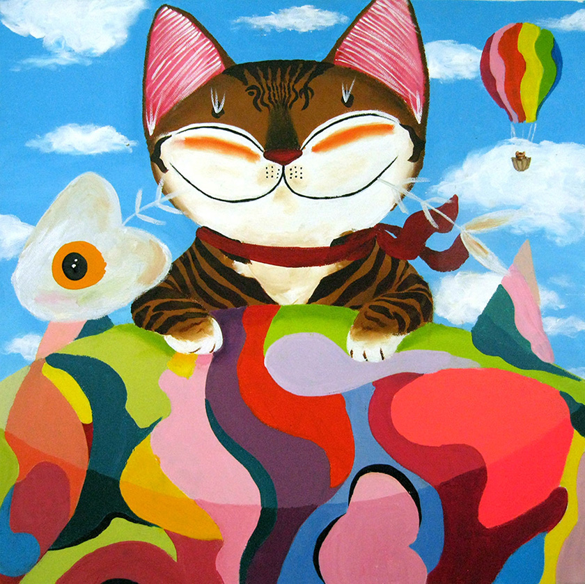 Singapore cat art, Hot Cat Balloon