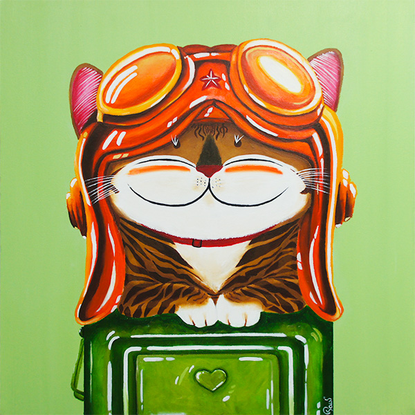 Singapore cat art, What Keeps You From Flying?