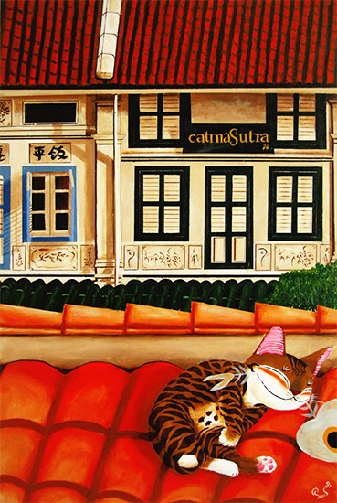 Singapore cat art, A Different View
