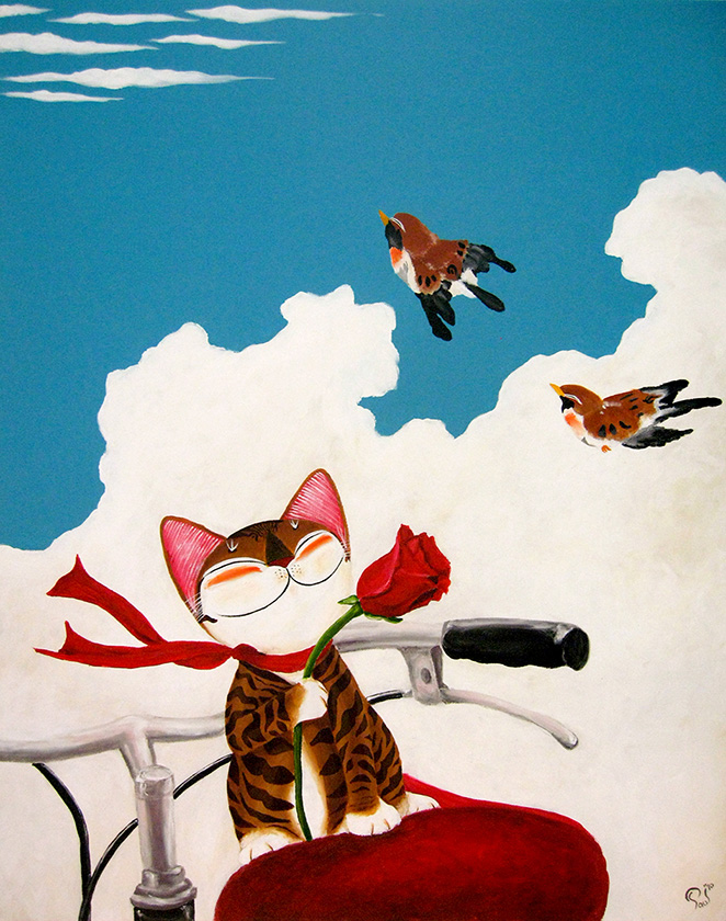 Singapore cat art, Come Fly Away With Me